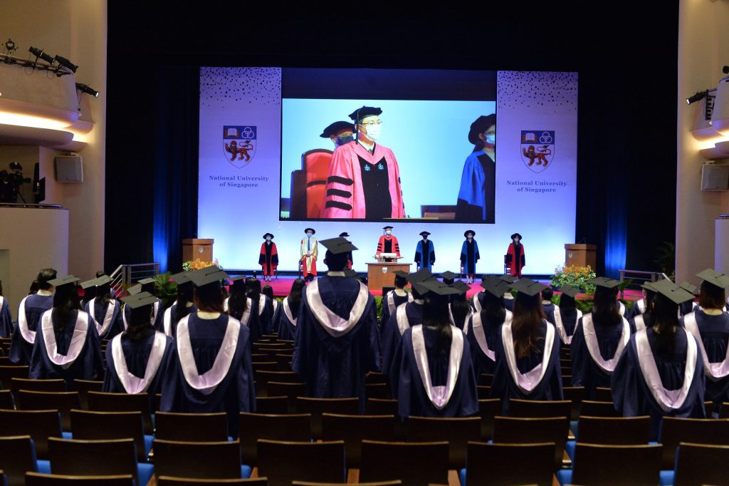 Commencement ceremony was held over 2 sessions for each graduating class