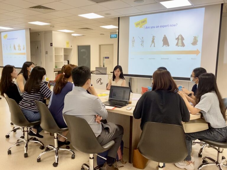 Testing dietary management knowledge over a simple game with Ms Debbie Thong (Senior Dietitian, Changi General Hospital)