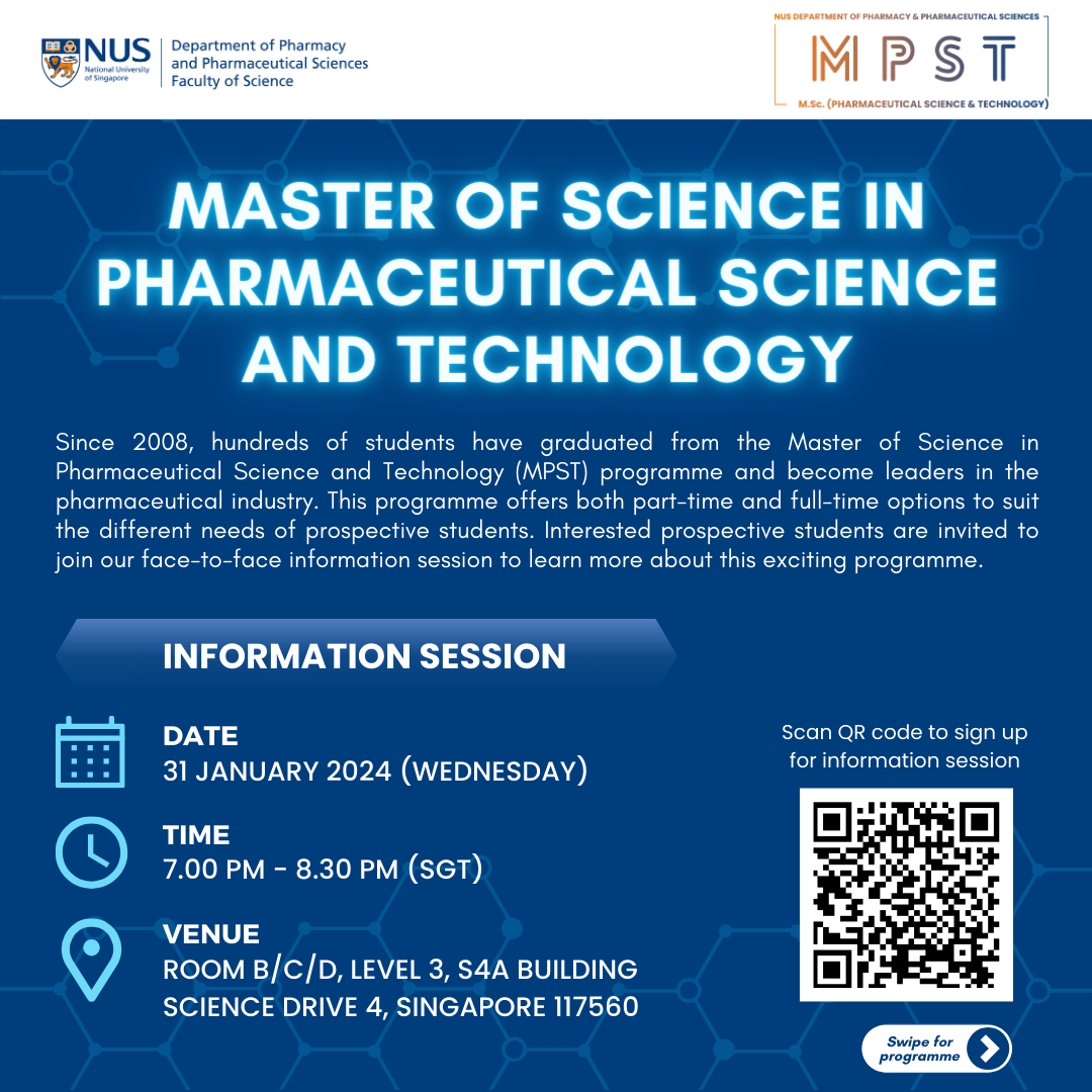 Master Of Science In Pharmaceutical Science & Technology (MPST ...